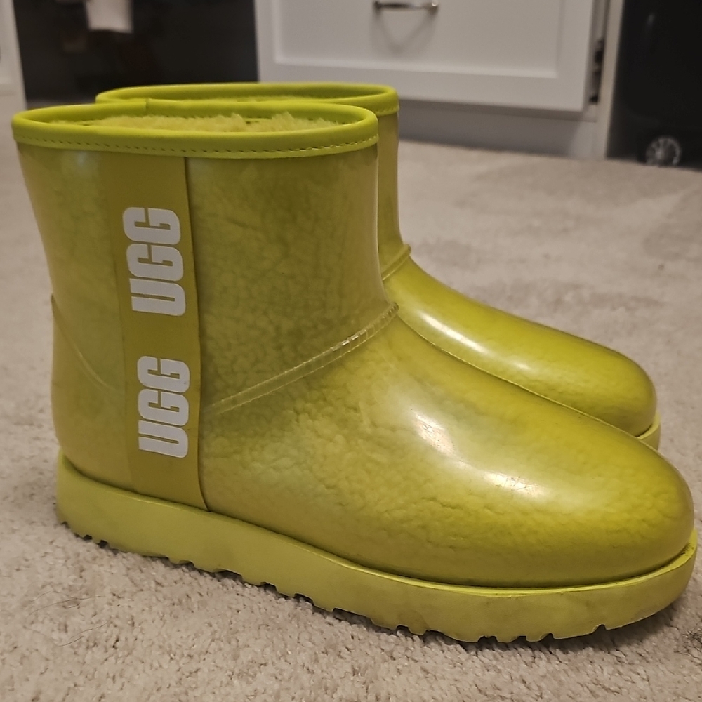UGG Green Boots Waterproof Stylish Footwear